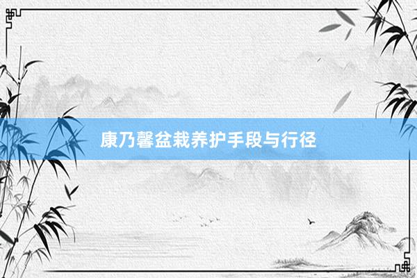 康乃馨盆栽养护手段与行径